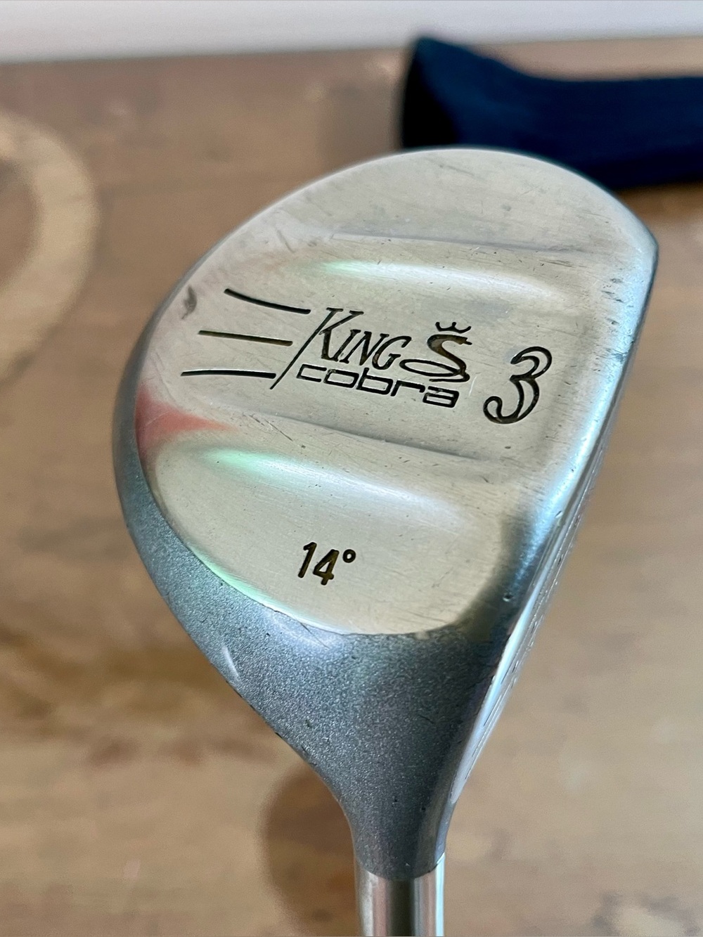 King Cobra 3-Wood, 14°, RH, 43”, Graphite, with Head Cover, Vintage